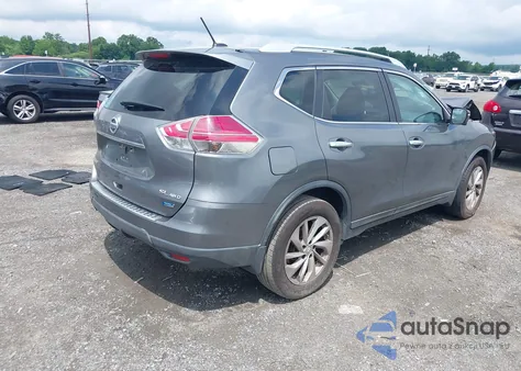 2014 Nissan Rogue Sl из США, поврежденный, VIN 5N1AT2MVXEC861412